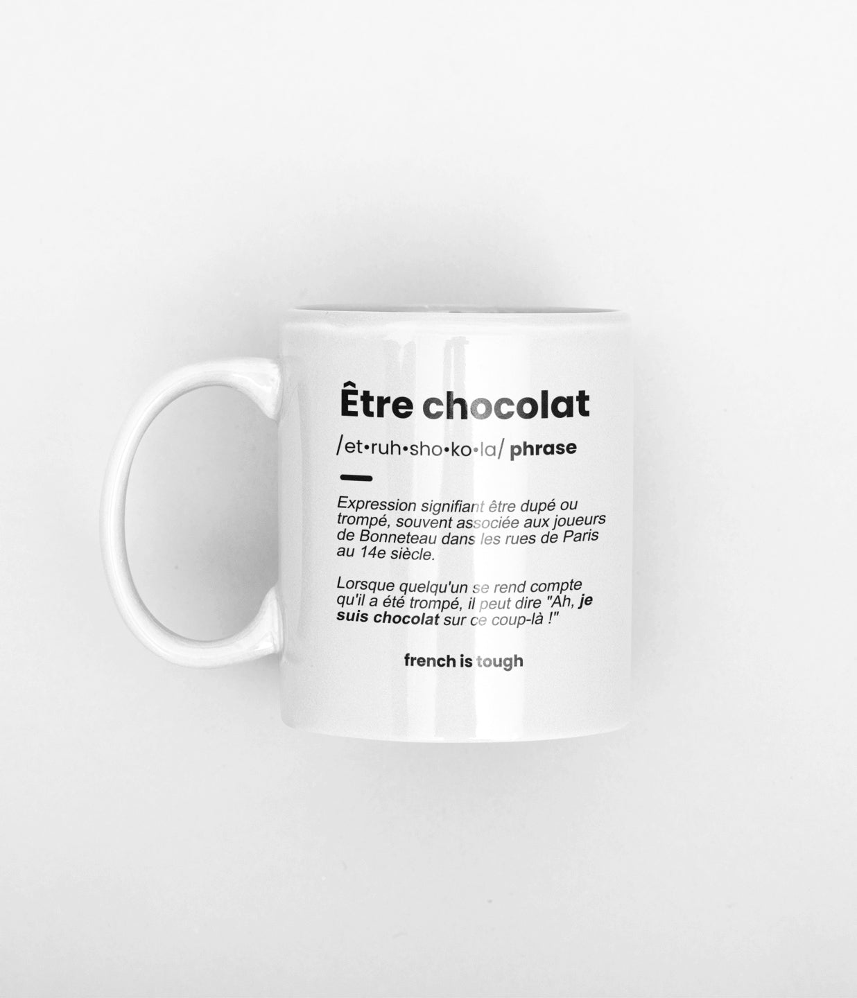 Être Chocolat mug