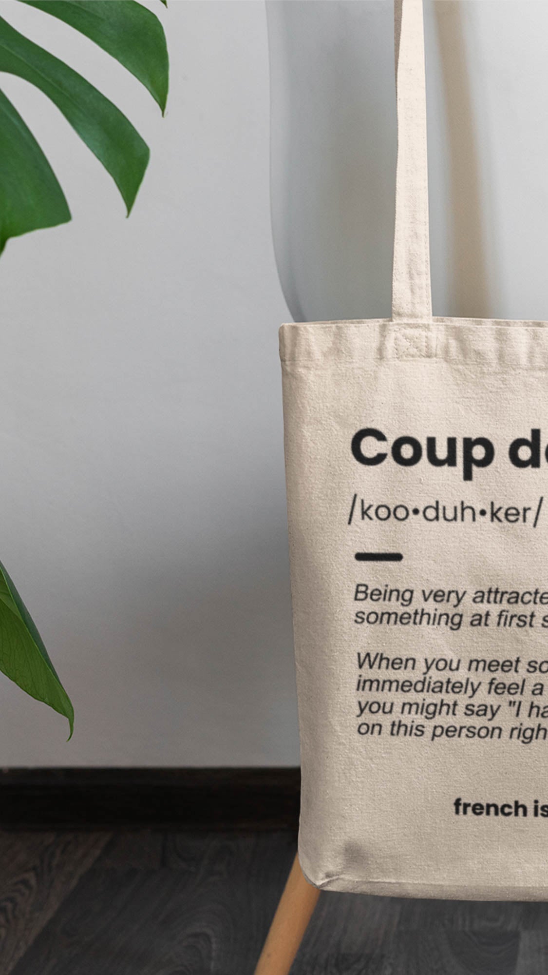 collection tote bag french is tough