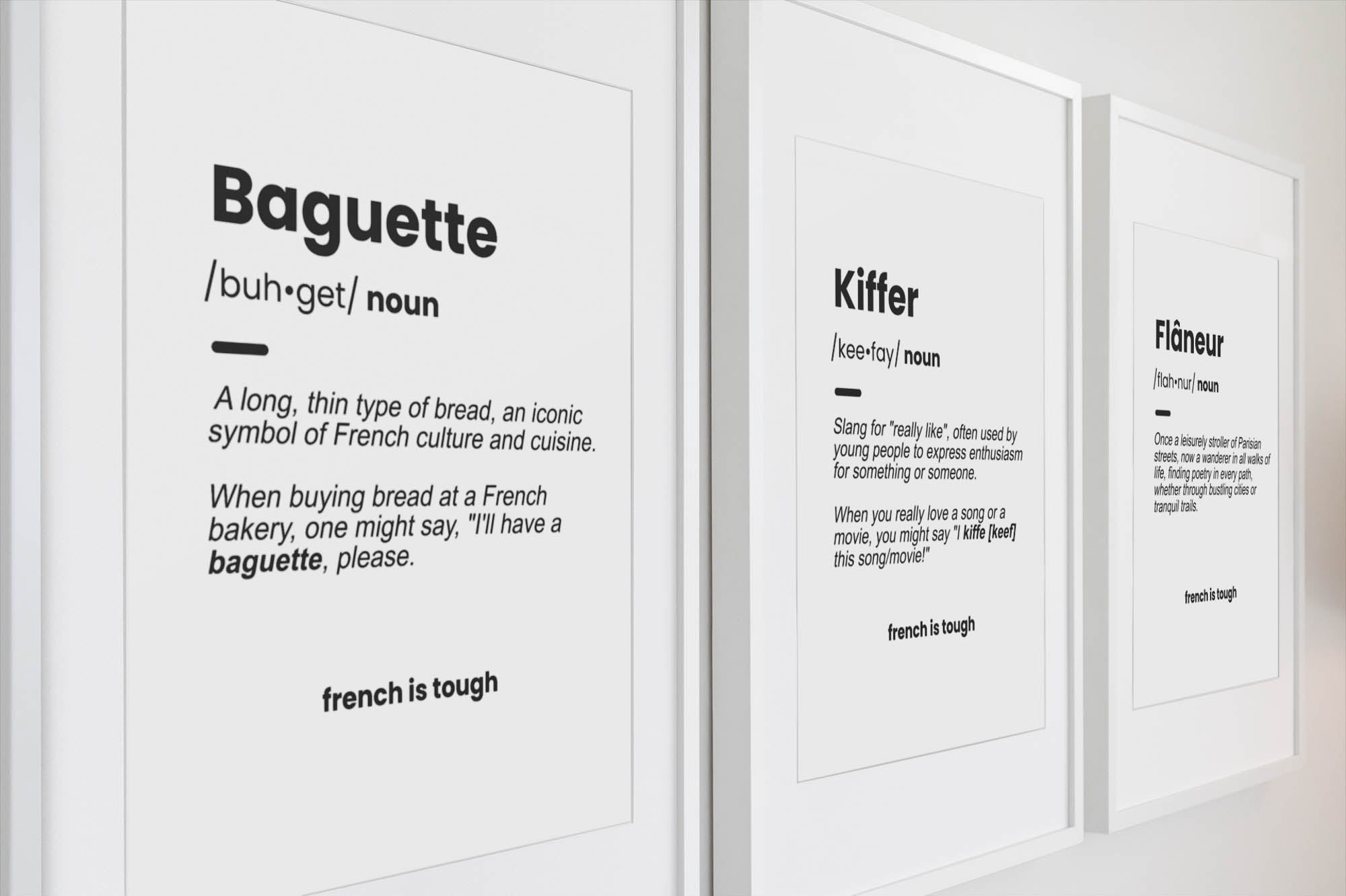 The Baguette Poster